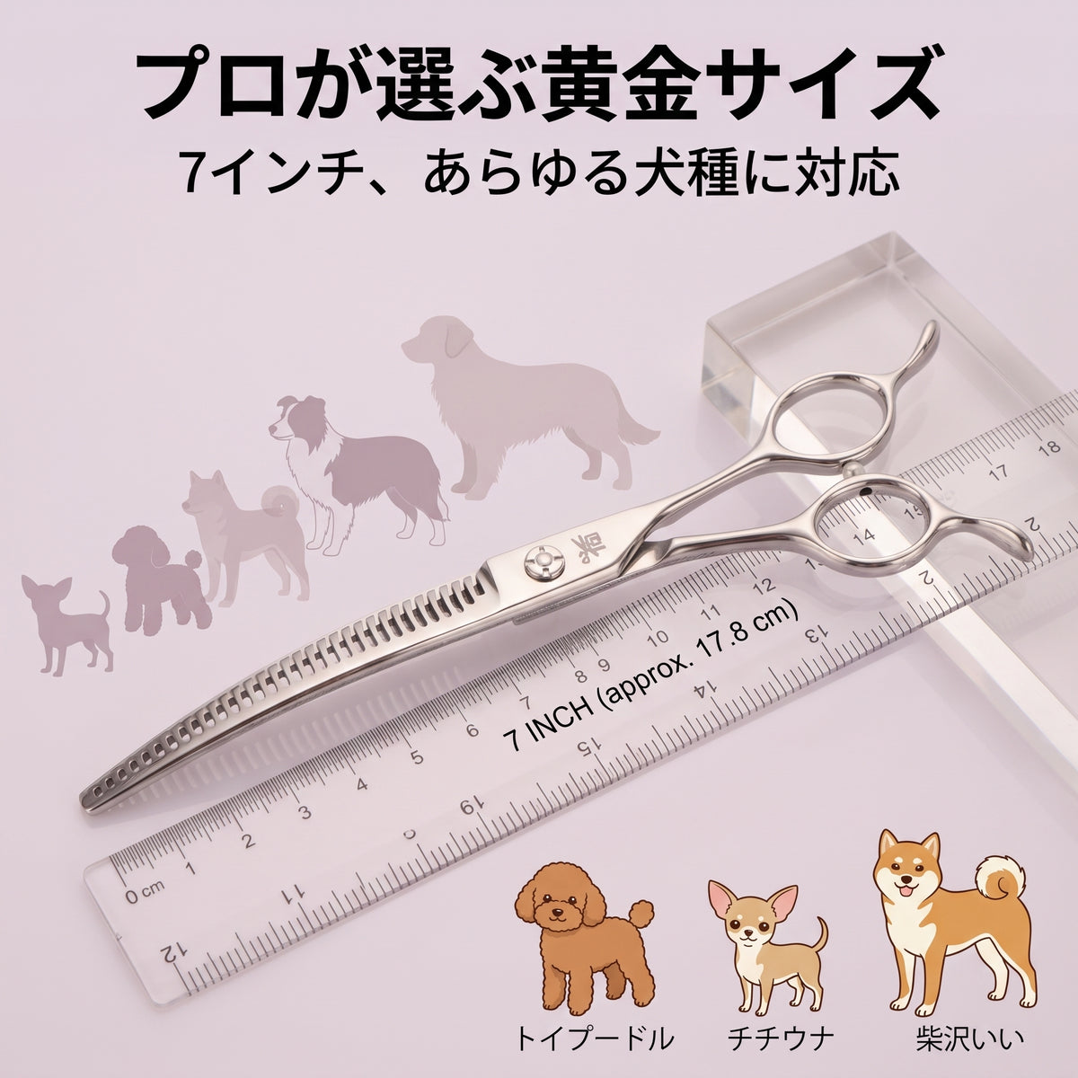 6 Inch Japanese 440c dog grooming shears curved thinner scissors for student pet groomers, dog grooming salon daily use